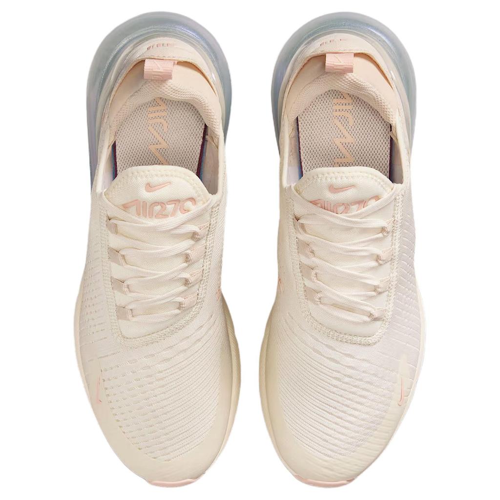 Nike Adidași Air Max 270 Soft Pearl pentru femei, cremă, alb perlat, argintiu metalizat, IH5966-001