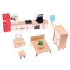 1 Stück 1/12 Puppenhaus Miniatur Möbel Zubehör Simulation Schlafzimmer Modell Holzschrank DIY Dekoration