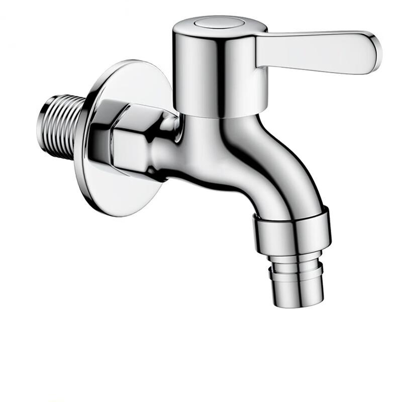 Wall-Mounted Brass Single Cold Water Washing Machine Faucet