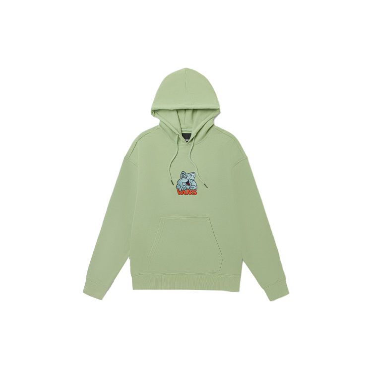 Vans Cartoon Pattern Loose Pullover Sweatshirt Green Unisex VN0A5H9CYSJ S