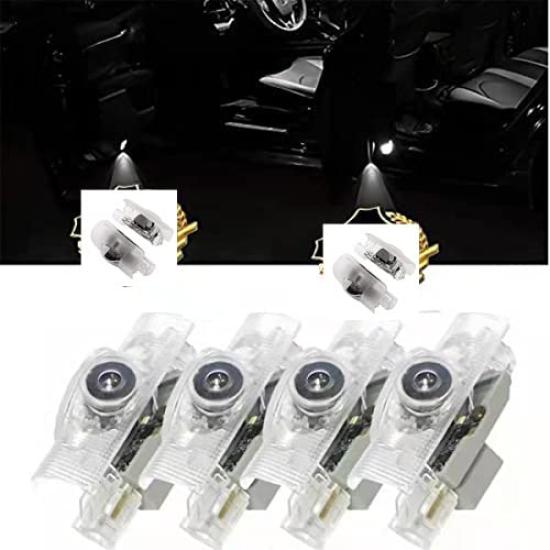 

ZNYLSQ 210 Crown Courtesy Set of with Door Welcome Courtesy Crown 200 Series Courtesy Door Lamps with Adjustable LED Logo Ghost for Crown YELLOW 4