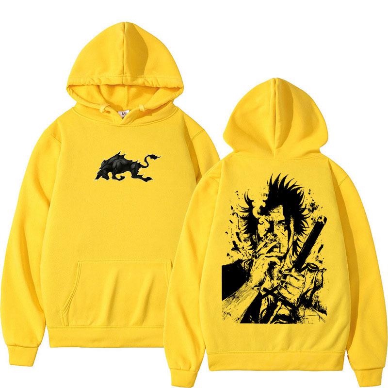 Japon Anime Black Clover Yami Sukehiro Sweats à capuche Harajuku Vintage Manga Sweatshirt Homme Polaire Lâche Décontracté Survêtement Streetwear