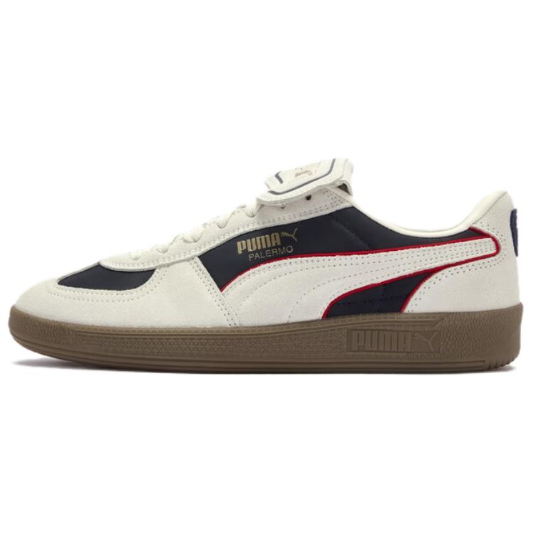 

Puma Palermo Premium NL Универсальная модная прочная низкая обувь Кроссовки унисекс Синий Белый 404836-03 35.5