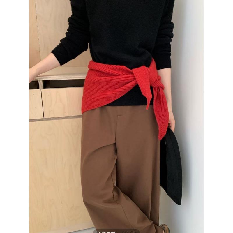 Early Autumn Atmosphere Knitted Large Version Triangle Scarf Dual Purpose Shawl Scarf All in One Versatile Neck Protection Hat for Women