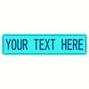 1pc Custom 4x16 Inch Aluminum Street Sign Personalized Text Home Wall Art Indoor Outdoor Decor