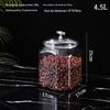 Food-Grade Kitchen Grain, Tea, and Dried Tangerine Peel Storage Jars - Moisture-Proof, Sealed