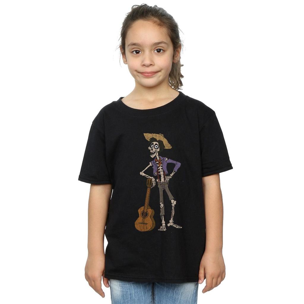 Disney Girls Coco Hector With Guitar Cotton T-Shirt