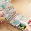 Travel Pill Organizer - 10 Compartments Pill Case, Compact and Portable Pill Box, Perfect for On-The-Go Storage, Pill Holder for Purse