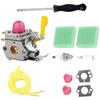 Silver SST25 Carburetor Replacement Carburetor For Trimmers Carburetor Fuel System Repair Optimized Fuel-air Mixture