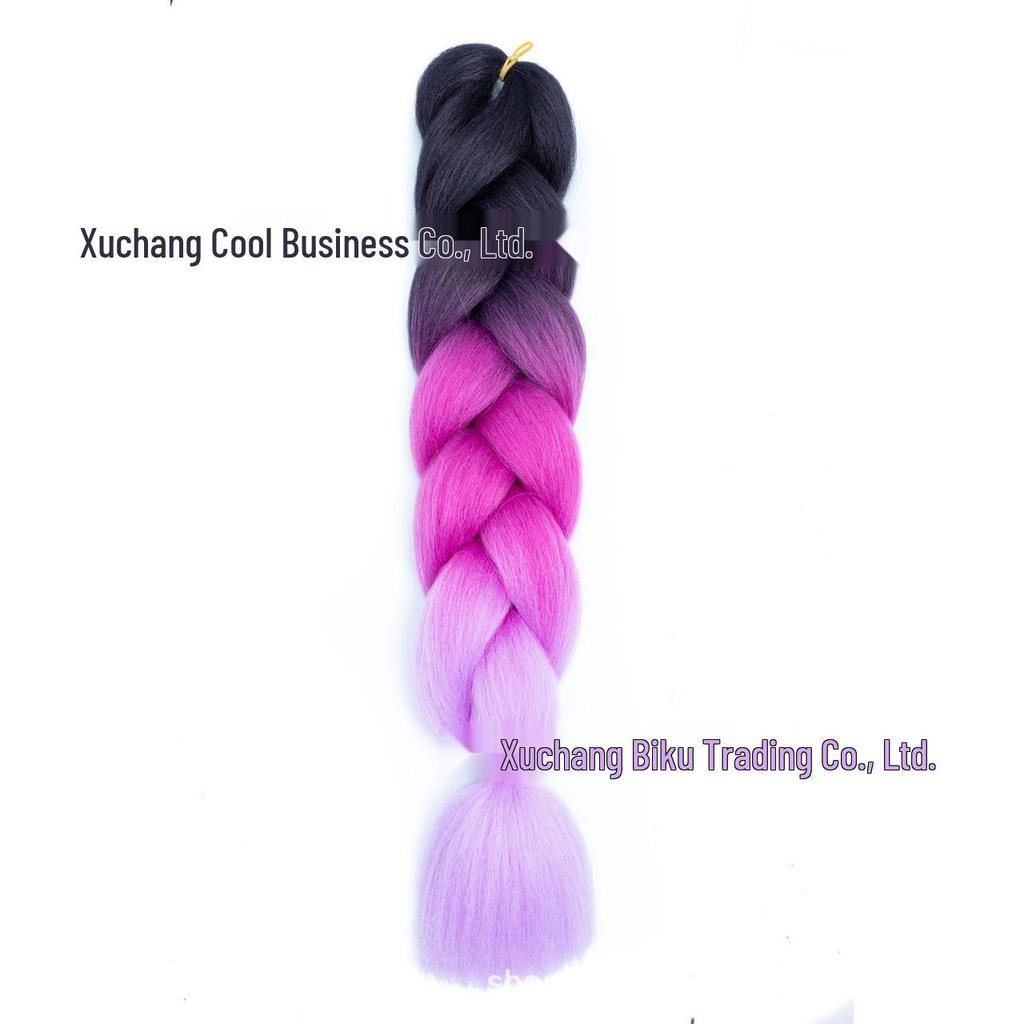 Three, Four, Five-Color Gradient High-Temp Fiber Jumbo Braid Material