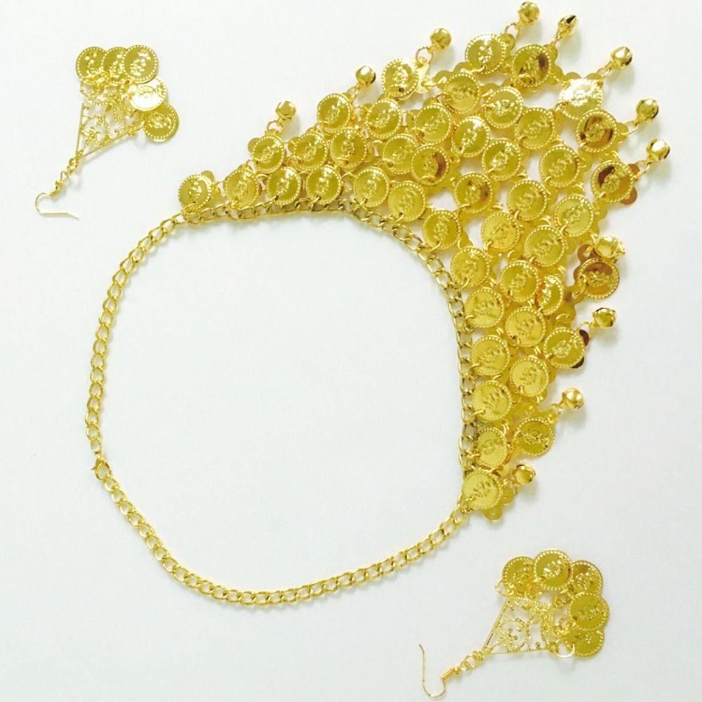Bohemian Necklace Indian Earrings Professional Belly Dance Jewelry  Women