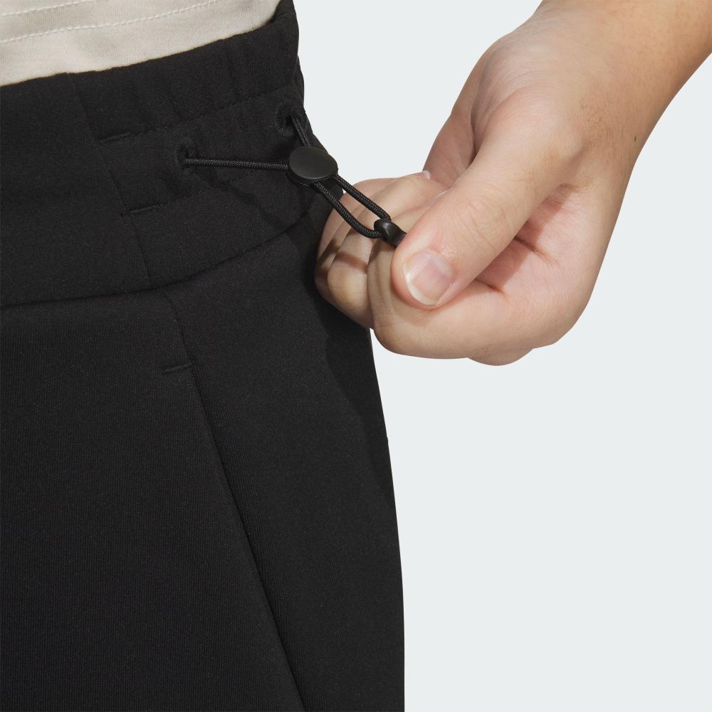 Adidas Solid Color Straight Leg Casual Comfortable Knit Sports Pants Women Bottoms Black JZ1661