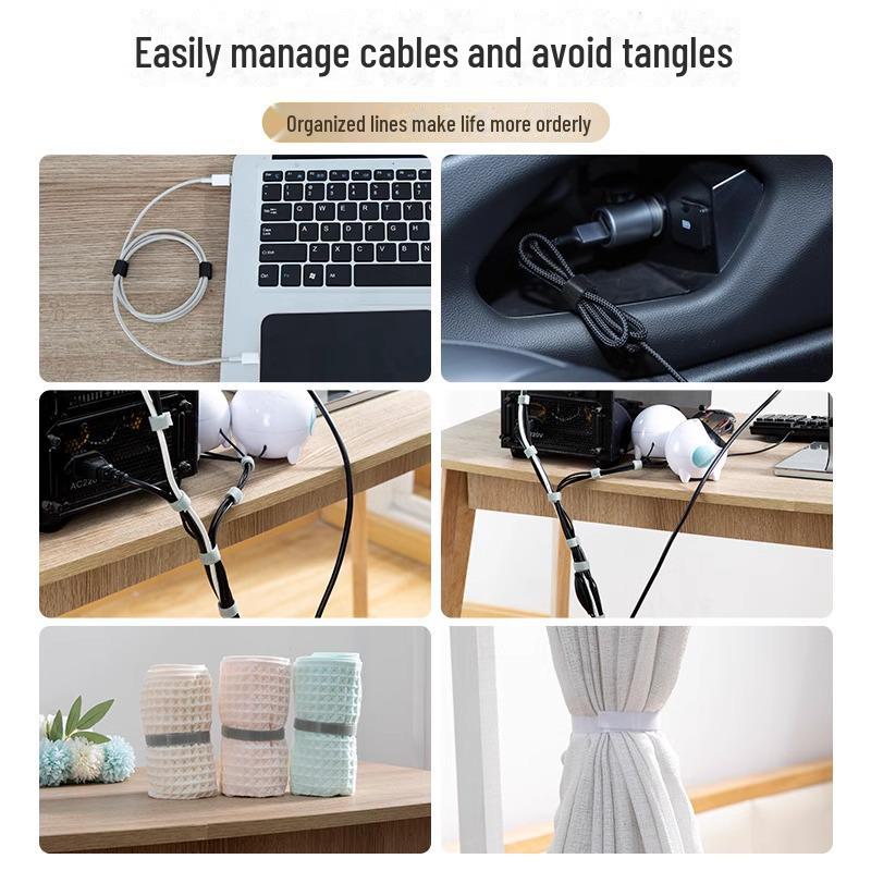 Multipurpose Velcro Cable Ties for Bundling and Securing Cables
