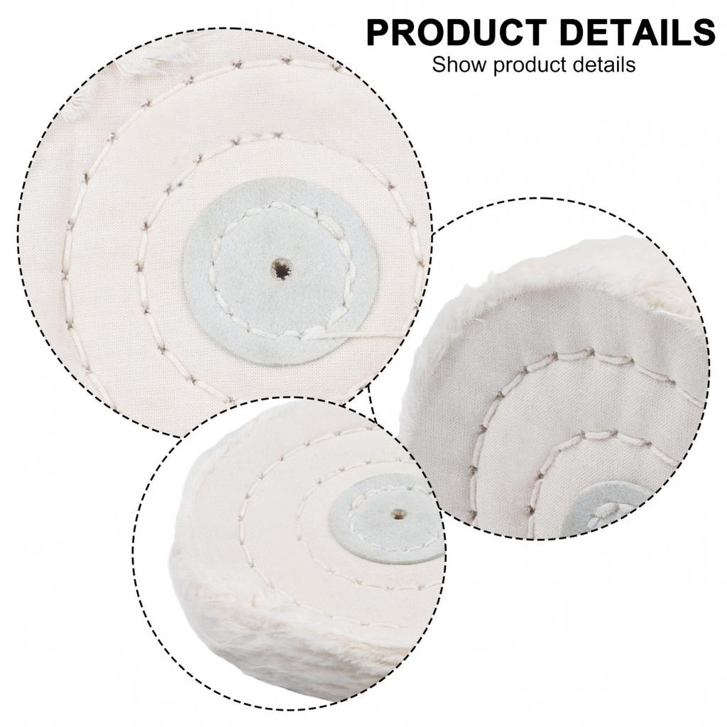 100mm/4inch Polishing Wheels 4in 50PLY Buffers Cotton Cloth