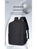 Men's Stylish Solid Color Business Backpack - Large Capacity, High-End Commuter Design