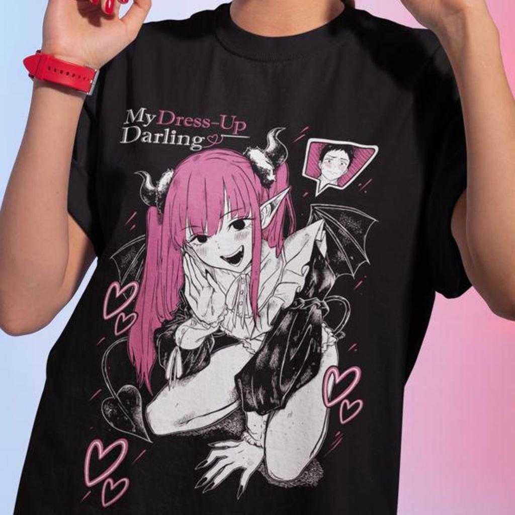 Unisex My Cosplay Darling Anime T-Shirt, Sailor Manga Waifu Graphic Tee Shirt