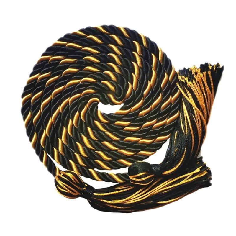 Graduation Cord Polyester Thread Graduation Cord with Long Tassels for Graduation Parties School Graduation, 67 Inches
