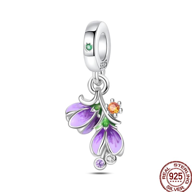 Copper Spring Insect Butterfly Series Gift Beads Suitable For 3Mm Original Bracelet Diy Birthday