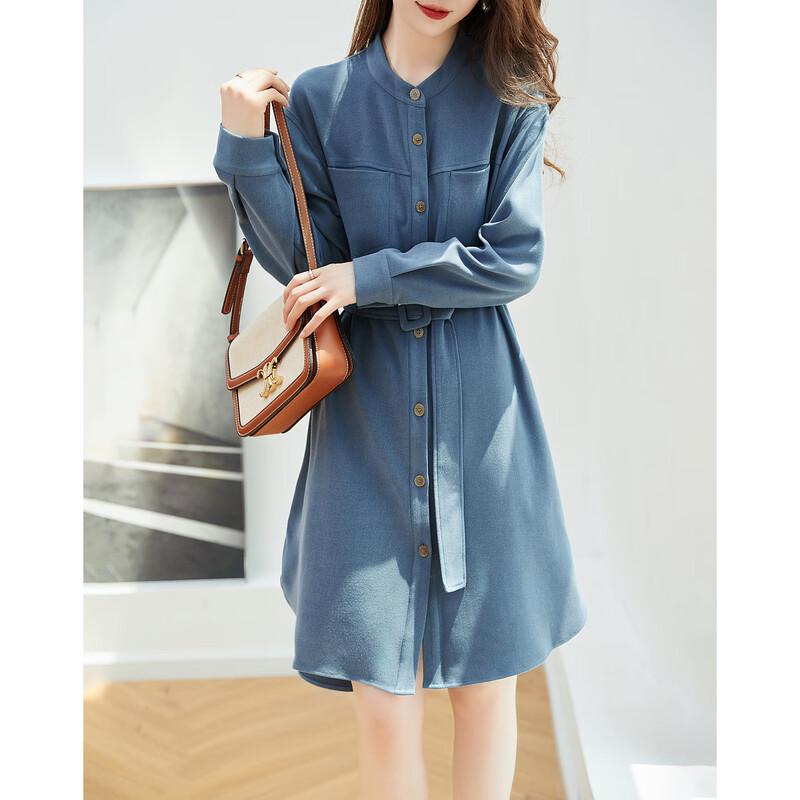 Demana Elegant Winter Commuter Mid-Length Dress M