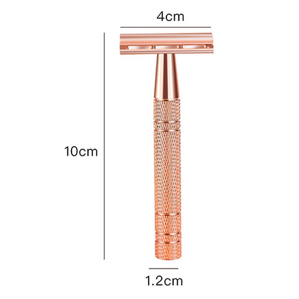 Classic Double Sided Bladed Manual Razors Portable Replaceable Razors Heads Shaver for Beard Body Hair
