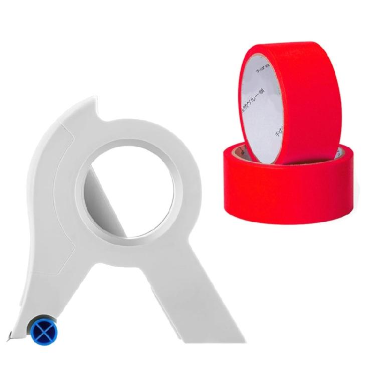 

Painter Tape Applicator Masking Tape Dispenser for Home Decoration Includes Roll of Decorating Tape 1.37Inchx22Yard червоний