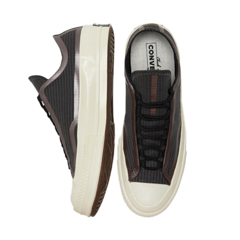 Converse 1970s Chuck Taylor All Star Vintage Abrasion Resistant Low Top Canvas Shoes Unisex Dark Grey Black