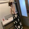 2020 Summer Korean Midi Backless Spaghetti Strap Beach Dress
