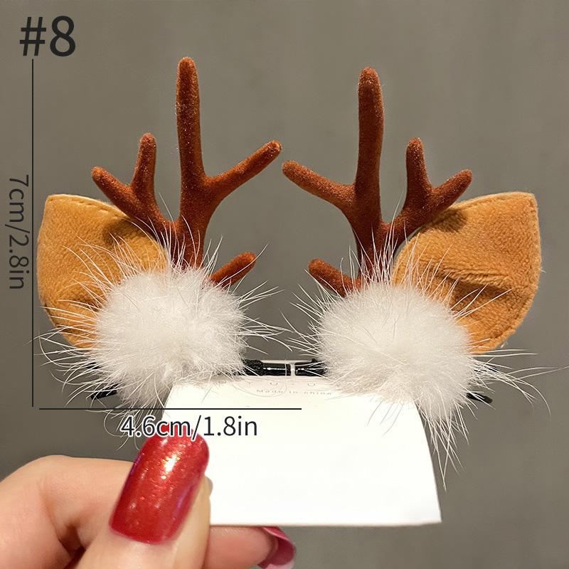 Christmas Hair Clip Christmas Tree Hat Santa Claus Cosplay Headband Xmas Hairband Festival Photograph Props Hair Accessories