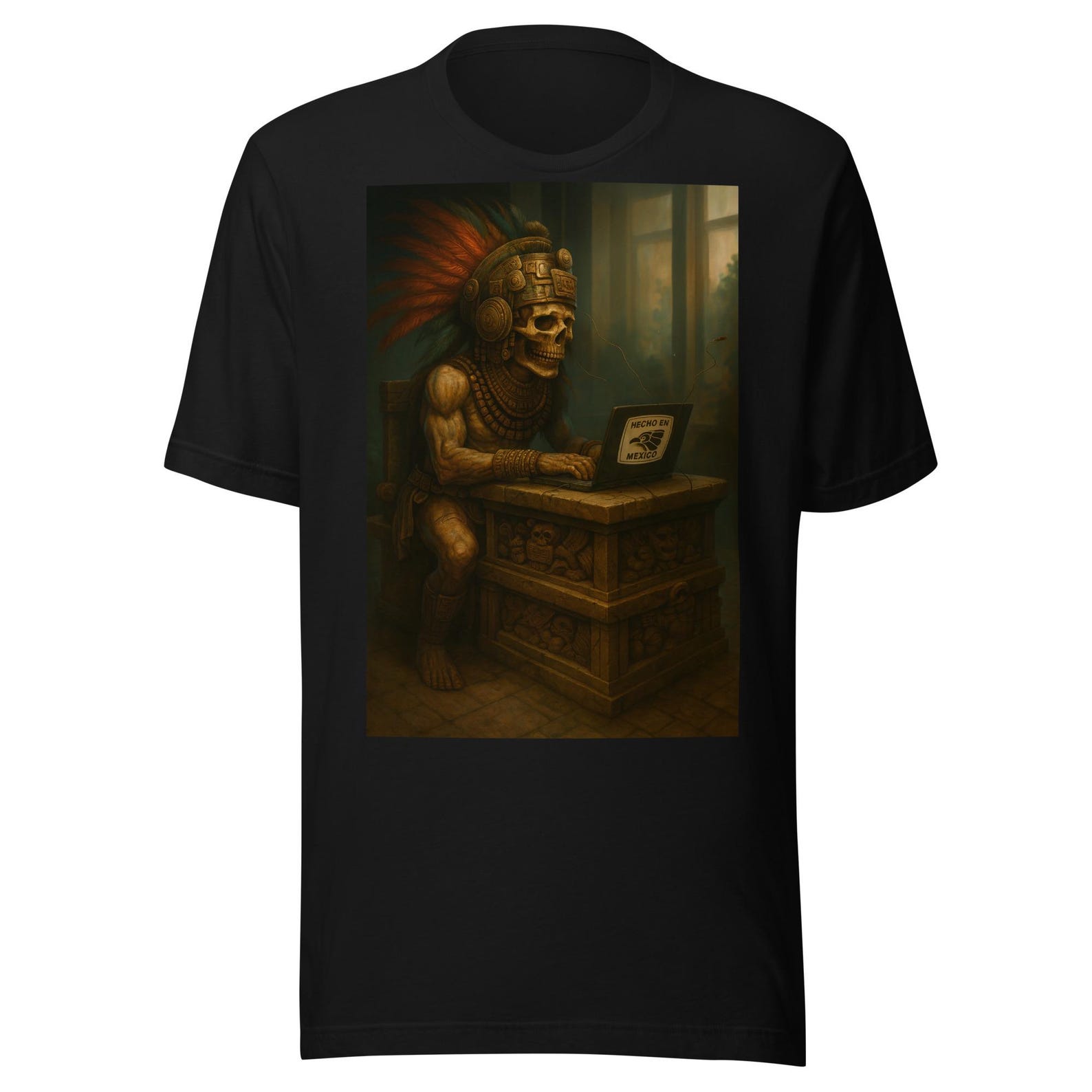 Aztec Warrior Laptop Unisex t-shirt S