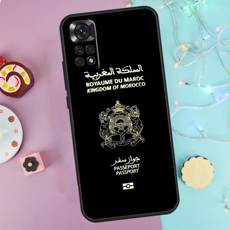 Morocco Flag Coat Of Arms Case For Xiaomi Redmi Note 14 Pro 9 10 11 12 13 9S 10S 11S 12S Redmi 14C 10C 12C 13C Cover