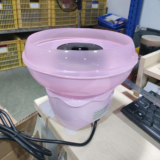 Güçlü Motorlu Pamuk Şeker Makinesi Hızlı Isınma Sessiz Çalışma Ayrılabilir Kolay Temizlenebilir Mini Pamuk Şeker Makinesi