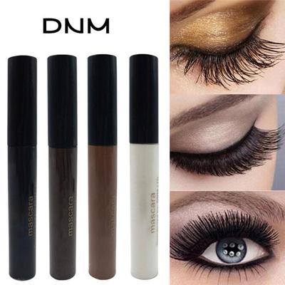 DNM Natural Silk Fiber Eye Lash Extension Makeup Black Brown White Waterproof Curling Colorful Mascara