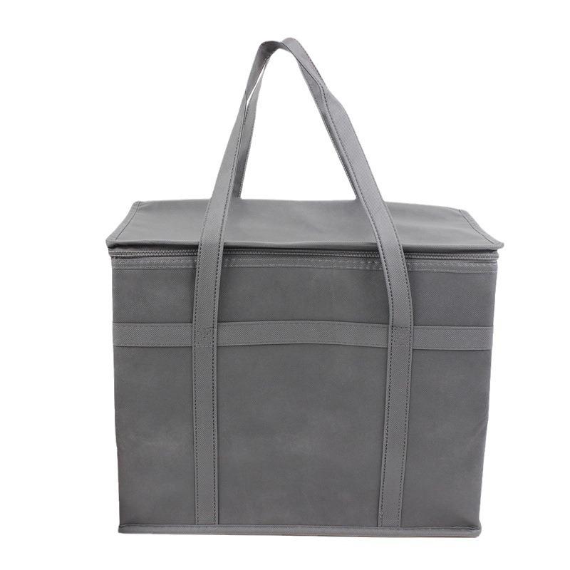 Large Insulated Reusable Grocery Bag Foldable Thermal Cooler Bag Hot Cold Keep Warm Food Delivery Picnic Shopping Bag