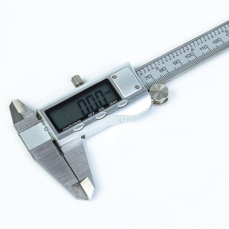 Electronic Digital Caliper Measuring Tool,150mm 6'' Metal Construction with Large LCD Screen Quick Changes Button