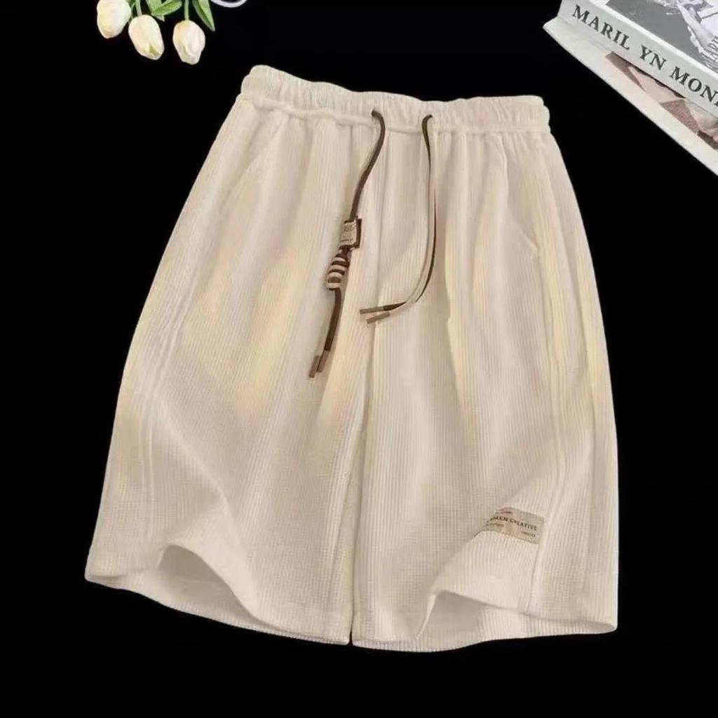 Women's Summer Waffle Pattern Breathable Bermuda Shorts
