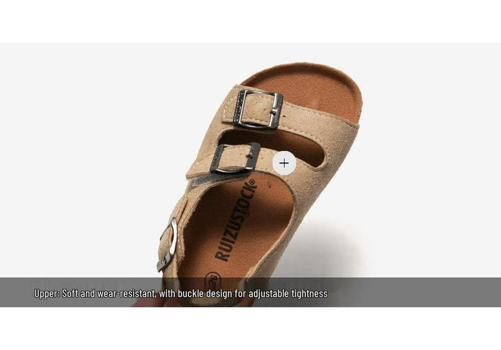 2026 Spring/Summer Kids' Cork Sandals: One-Strap Flip-Flops, Trendy Korean-Style, Double-Ring Design