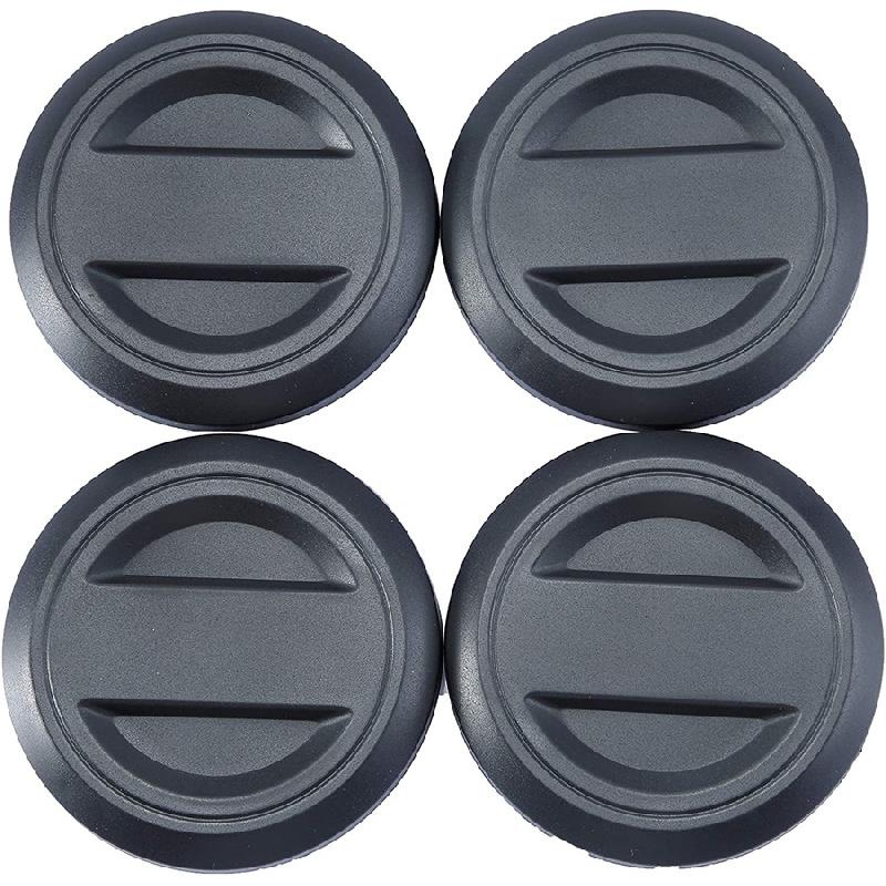 4 Pcs Black Wheel Hub Center Caps For 2017-2019 Polaris Rzr Xp 1000 1522216-655