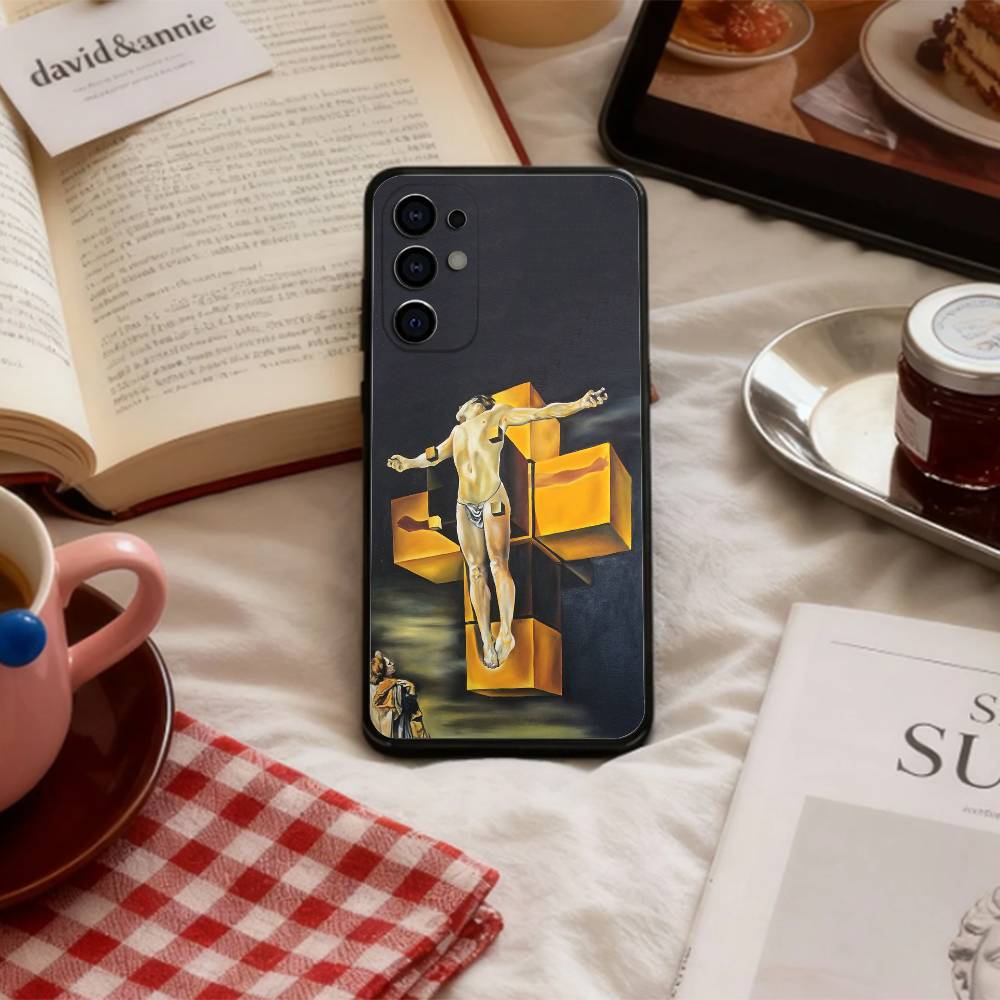 S-Salvador D-Dali SD P-Painting Phone Case For Samsung S 25,24,23,22,30,21,10,9,Ultra,Plus,Lite,FE,4,5 G Soft Black Case