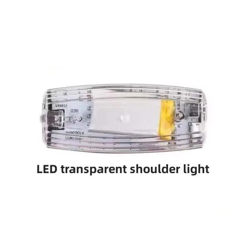 Red Blue LED Shoulder Warning Light Waterproof Small Flashing Shoulder Light Rechargeable Clip-on Warning Light