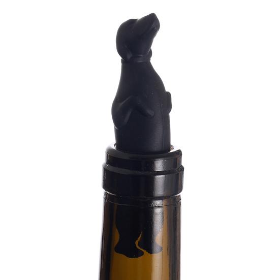 Dachshund Wine Stopper Silicone Bottle Stoppers for Wine Champagne Reusable Sealing Cap Birthday Gifts for Wine Lovers