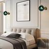 Creative Living Room Background Kinkiet Glass Terrain Tampe Modern Minimalist Night Light for Transition (Bulb Not Included)
