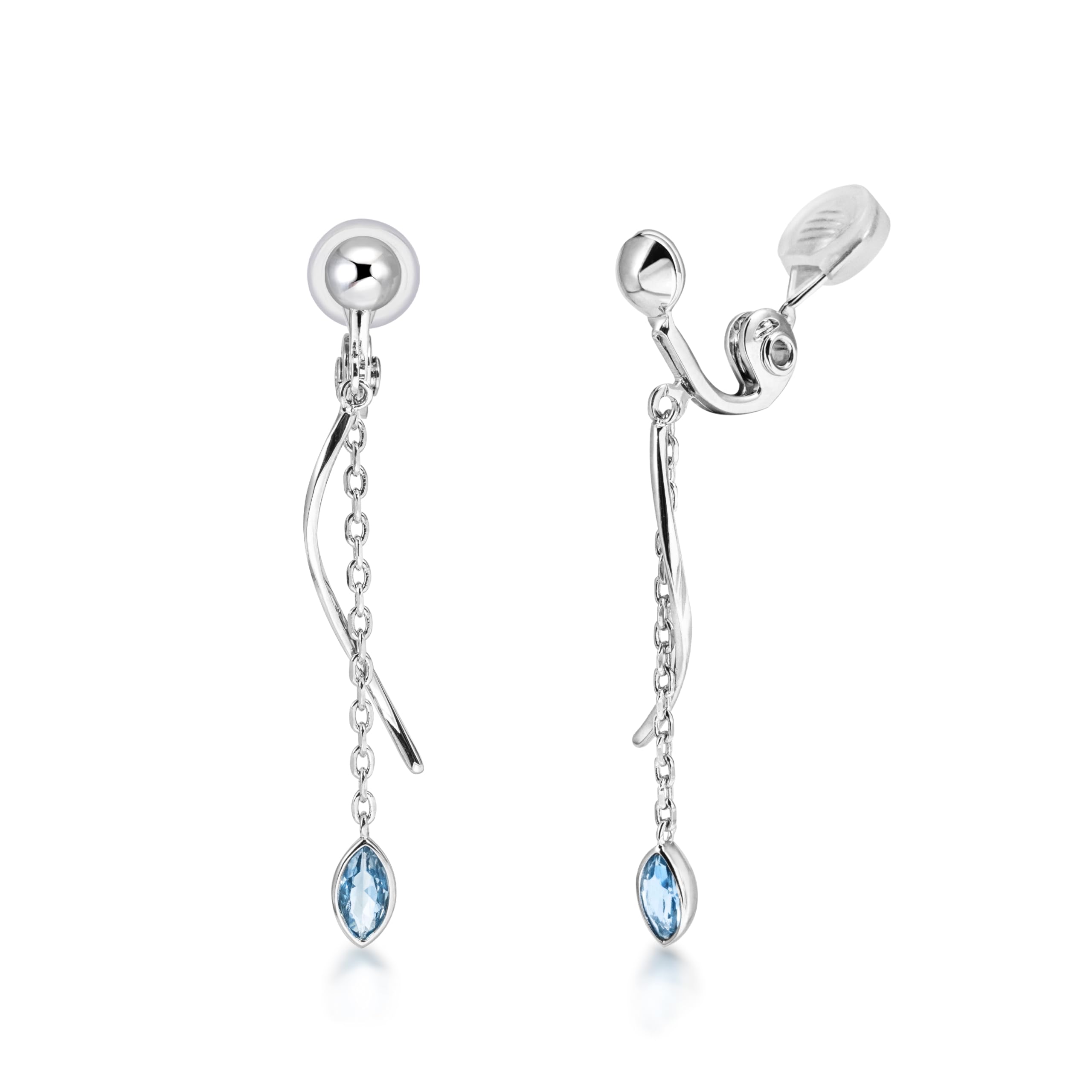 

Безболезненные серьги с родиевым покрытием Ноябрьский подарок для женщин в их и вечеринка FH.bird Женщины, Легкие, Гипоаллергенные, Серьги, Подвески,