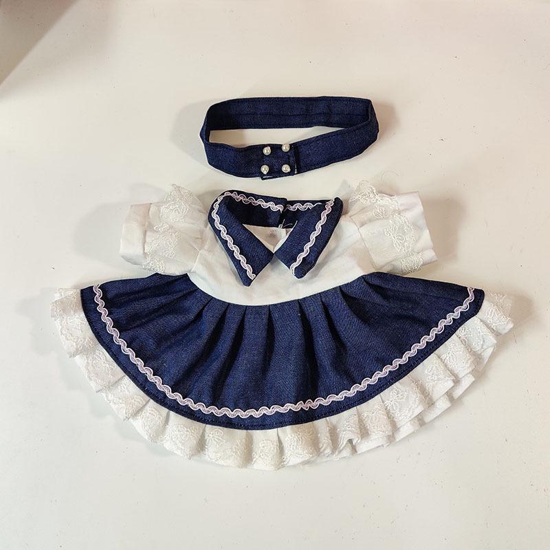 Medium Bear Outfit - Blue Pink Striped Carrot Overalls Set