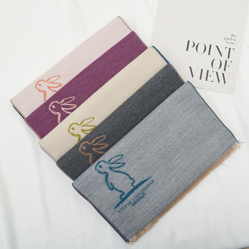 Children's Scarf Winter Scarf Children's Neck Scarf Printed Girl Baby Warm Baby Neck Sleeve