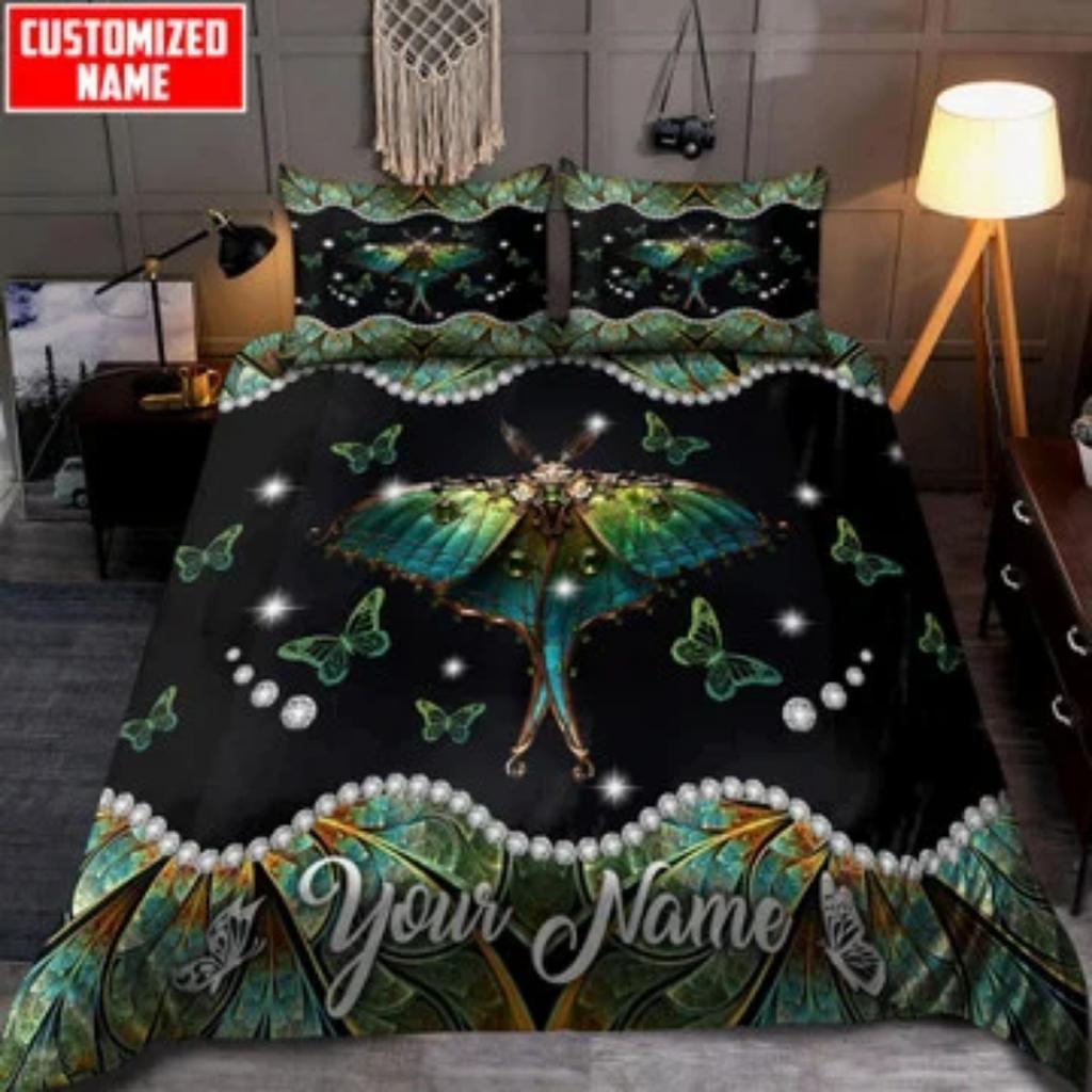 Tmarc Tee Personalized Butterfly Bedding Cover Home Bedding Set Quilt Cover Set
