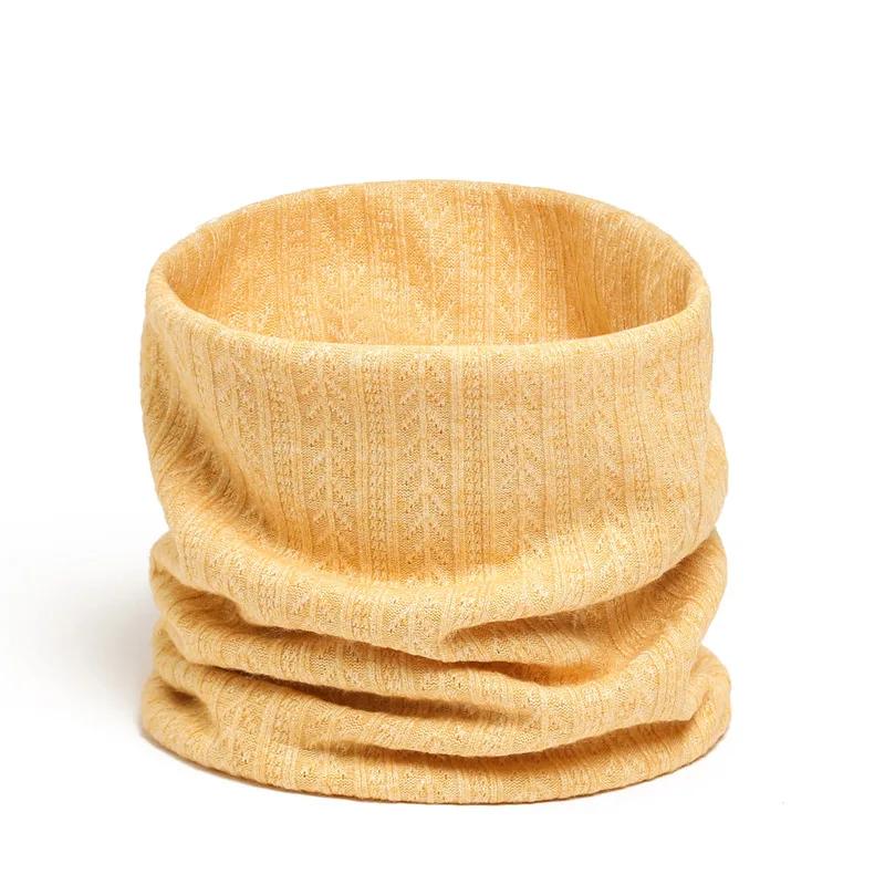 New Women Men Soft Knitted Neck Ring Neckerchief Winter Warm Face Mask Scarves Unisex Snood Muffler Fashion Fake Collar Bufandas