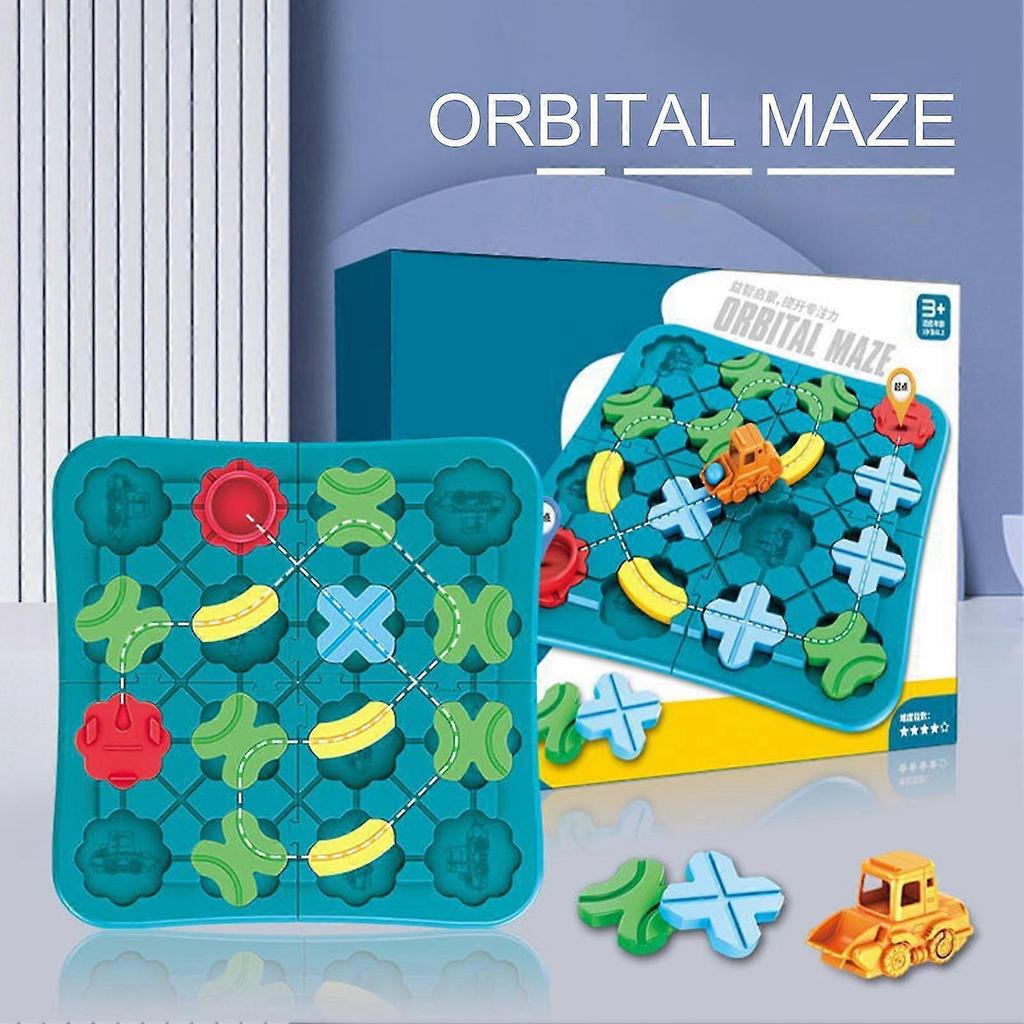 1 Set Road Maze Puzzle Game Engage Kids' Minds Boost Logical Thinking Concentration Multifunctional Maze Toys