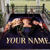 Custom Text Hocus Pocus Sanderson Sisters Pattern Floor Rug Soft Indoor Carpet Mat Living Room Bedroom