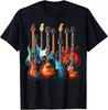 Guitars Guitarists Music Guitar T-Shirt,Christ<wbr/>mas Guitar T-Shirt,Unisex Tees Unisex T-Shirt