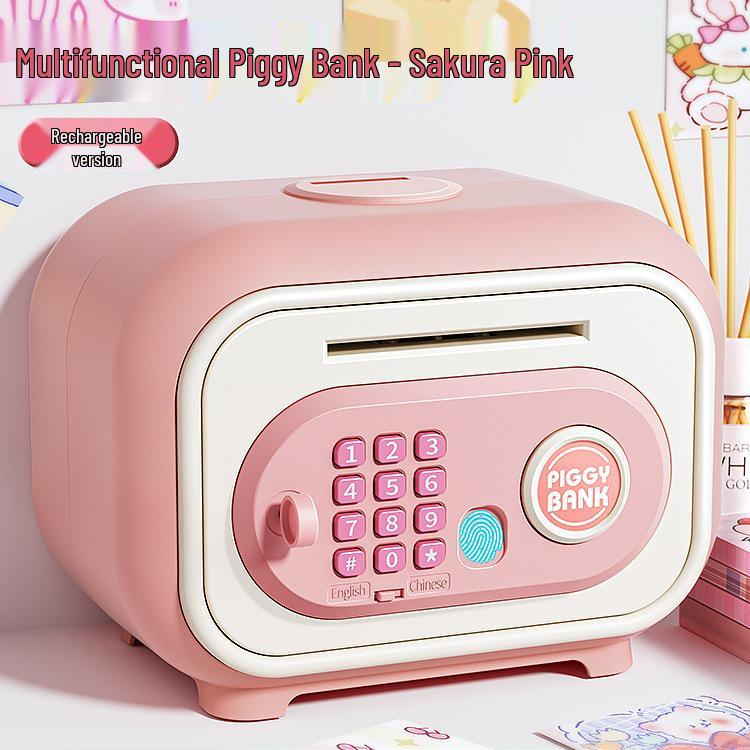 Child's Durable Password Piggy Bank - Large, Drop-proof, Removable & Stylish Gift Toy